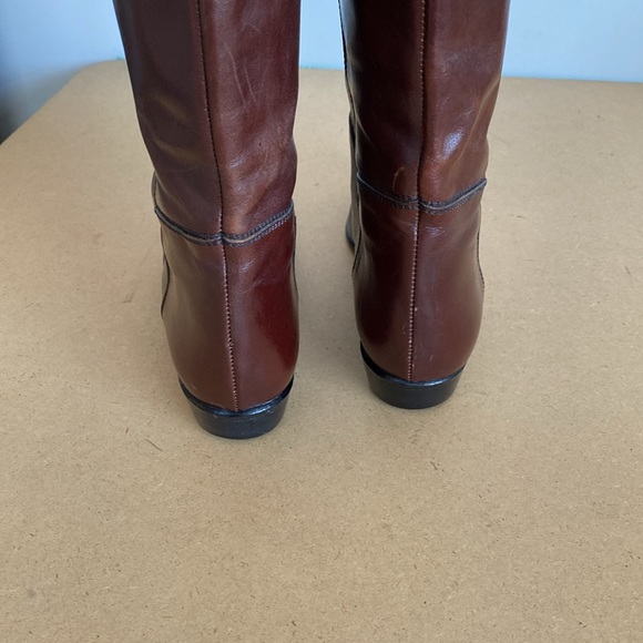 Sesto Meucci Italian Leather Boots. Brown/Black. Size 8 AA - Picture 6 of 12